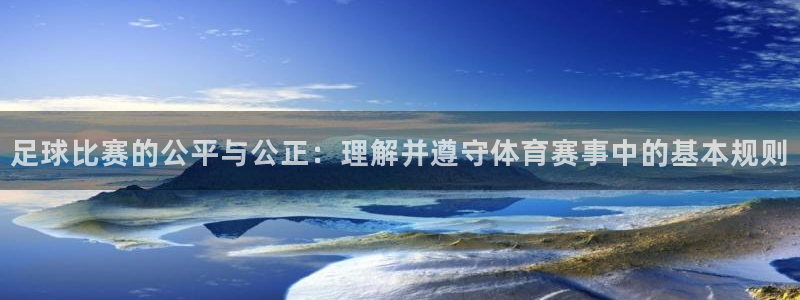 足球比赛的公平与公正：理解并遵守体育赛事中的基本规则
