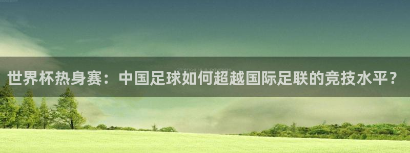  世界杯热身赛：中国足球如何超越国际足联的竞技水平？