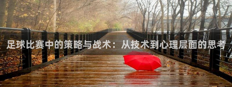足球比赛中的策略与战术：从技术到心理
